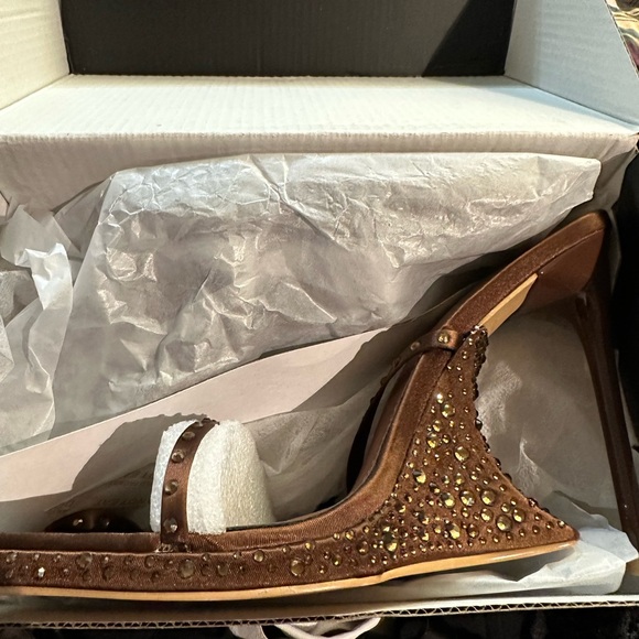 Fashion Nova On A New Level Wrap Up Heels - Brown - Picture 9 of 9